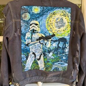 Starry Night Stormtrooper Denim Jacket